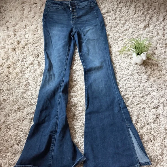 Chic denim SO Denim vintage y2k denim women’s cute fitted Flare Jeans jeans. Per - Picture 2 of 8